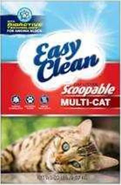40 Lb Pestell Clump Cat Litter Multi-Cat (Poly) - Litter